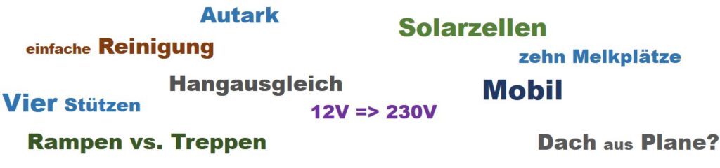 Anforderungen Melkanhänger